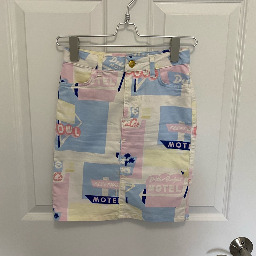 Topshop motel mini pencil skirt